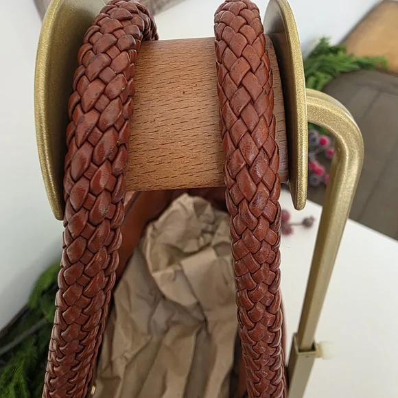 Tory Burch Brown Leather Tote Bag - Picture 8 of 13